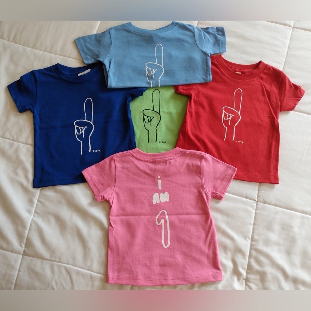 Kids Birthday Tee Age 1